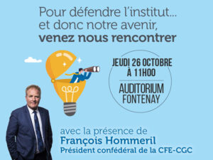 Lire la suite à propos de l’article La CFE-CGC et son président confédéral François Hommeril à votre rencontre jeudi 26 octobre
